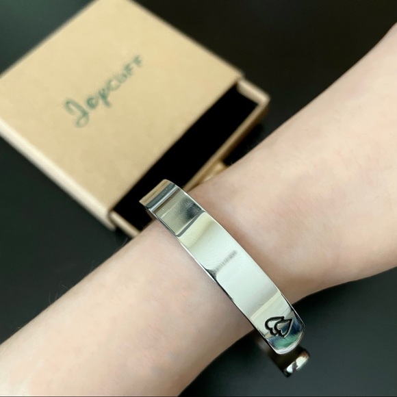 JOYCUFF® "ALWAYS AND FOREVER NO MATTER WHAT" CUFF BRACELET. - Picture 2 of 4